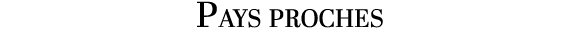 Pays proches